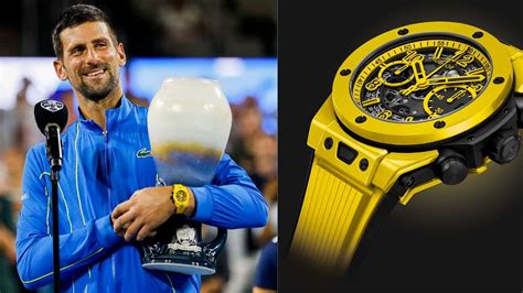 novak djokovic cincy hublot watch.